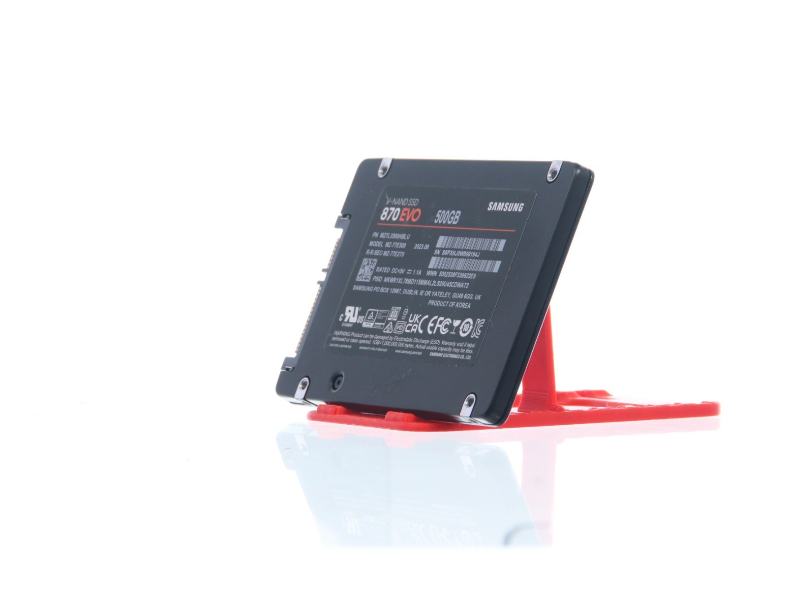 Samsung 870 EVO 500GB 2.5" SATA III Internal SSD MZ-77E500 Solid State Drive - Image 3