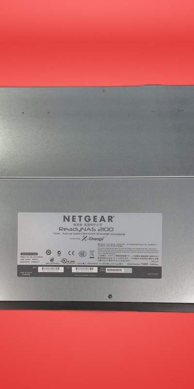 Netgear ReadyNAS 2100 RNRX4410-100NAS Rackmount Network Attached Storage NO HDDs