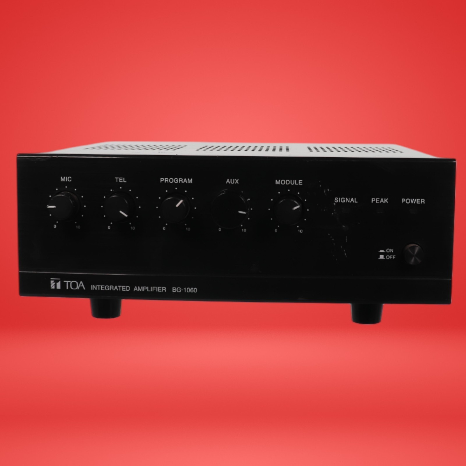 TOA Integrated Amplifier BG-1060, 60 Watts