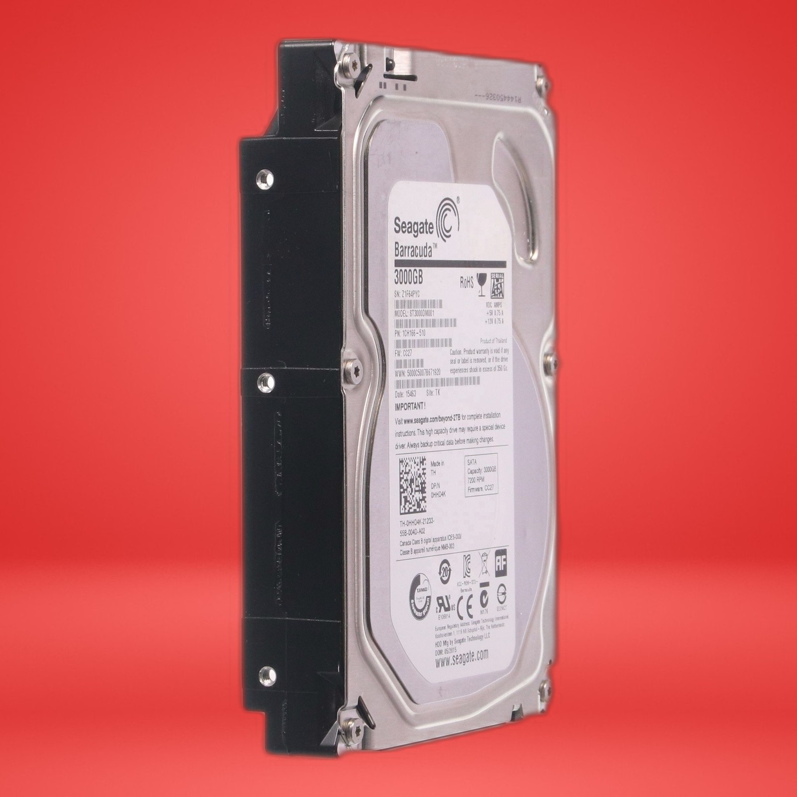 Seagate Desktop 3TB HDD SV35 3000GB Model ST3000VX000 Hard Drive - Image 3