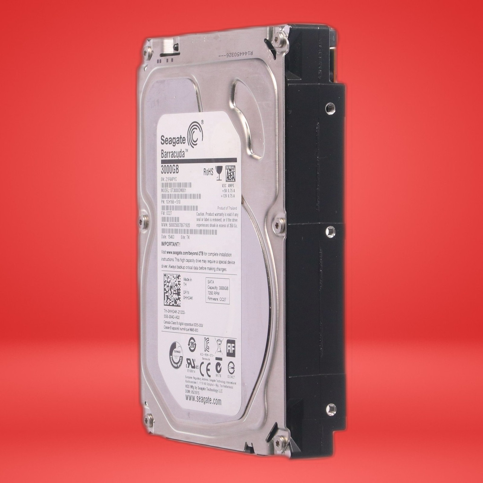 Seagate Desktop 3TB HDD SV35 3000GB Model ST3000VX000 Hard Drive - Image 6