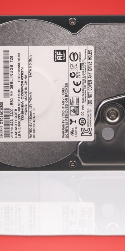 Toshiba DT01ACA300 3TB 7200RPM SATA 6Gb/s 3.5" Desktop Hard Drive