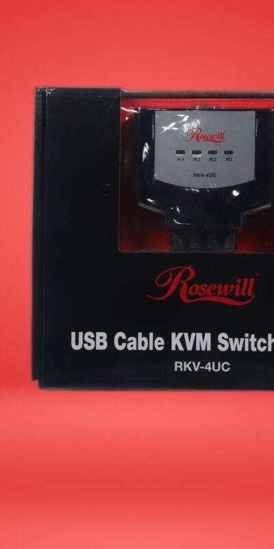 Rosewill 4 Port USB Cable KVM Switch RKV-4UC