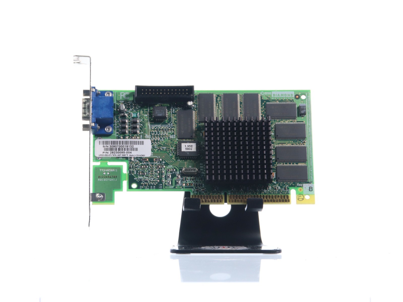 Diamond Viper V550 ATX TNTA AGP 16MB T3 Video Graphics Card P/N: 0000529P