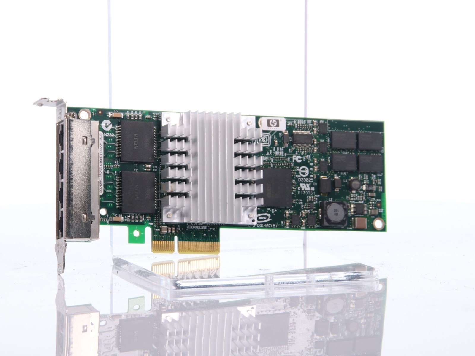 HP NC364T Intel PRO/1000 PT Quad Port Gigabit Ethernet Adapter P/N:436431-001 FP - Image 12