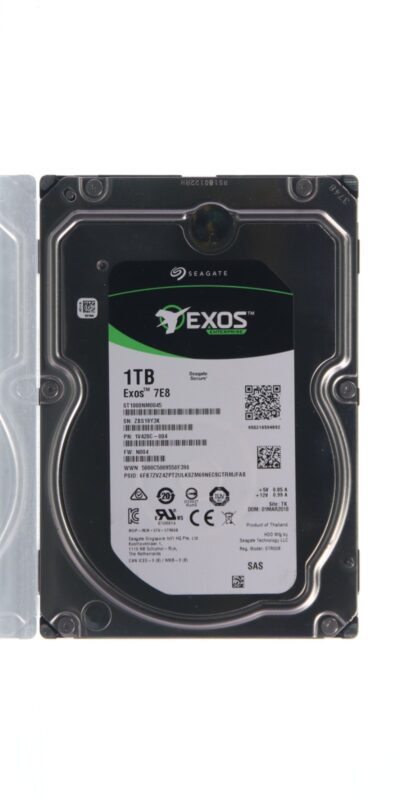 SEAGATE Exos ST1000NM0045 1TB 3.5" 7200RPM SAS HDD Enterprise Hard Drive