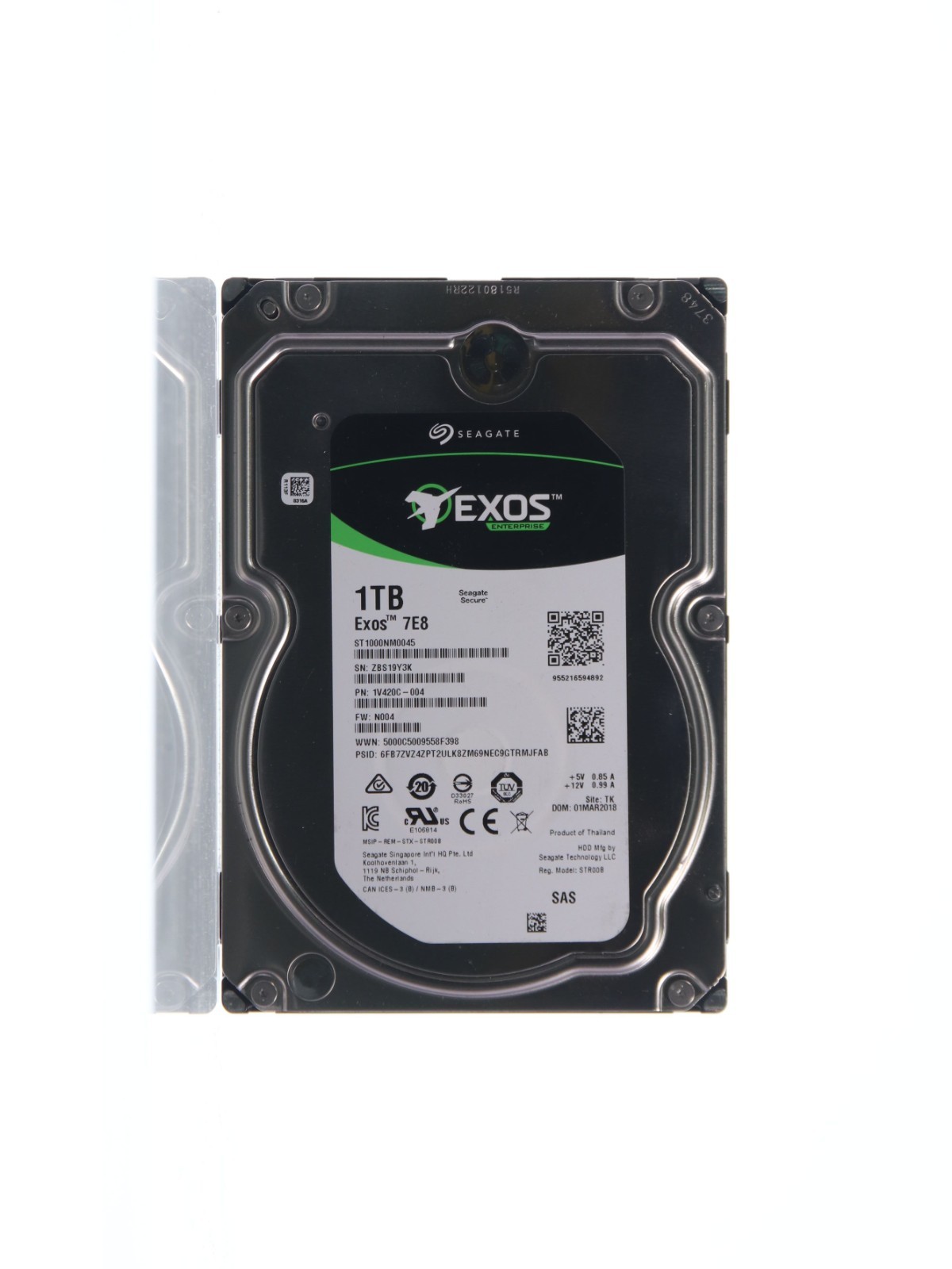 SEAGATE Exos ST1000NM0045 1TB 3.5" 7200RPM SAS HDD Enterprise Hard Drive