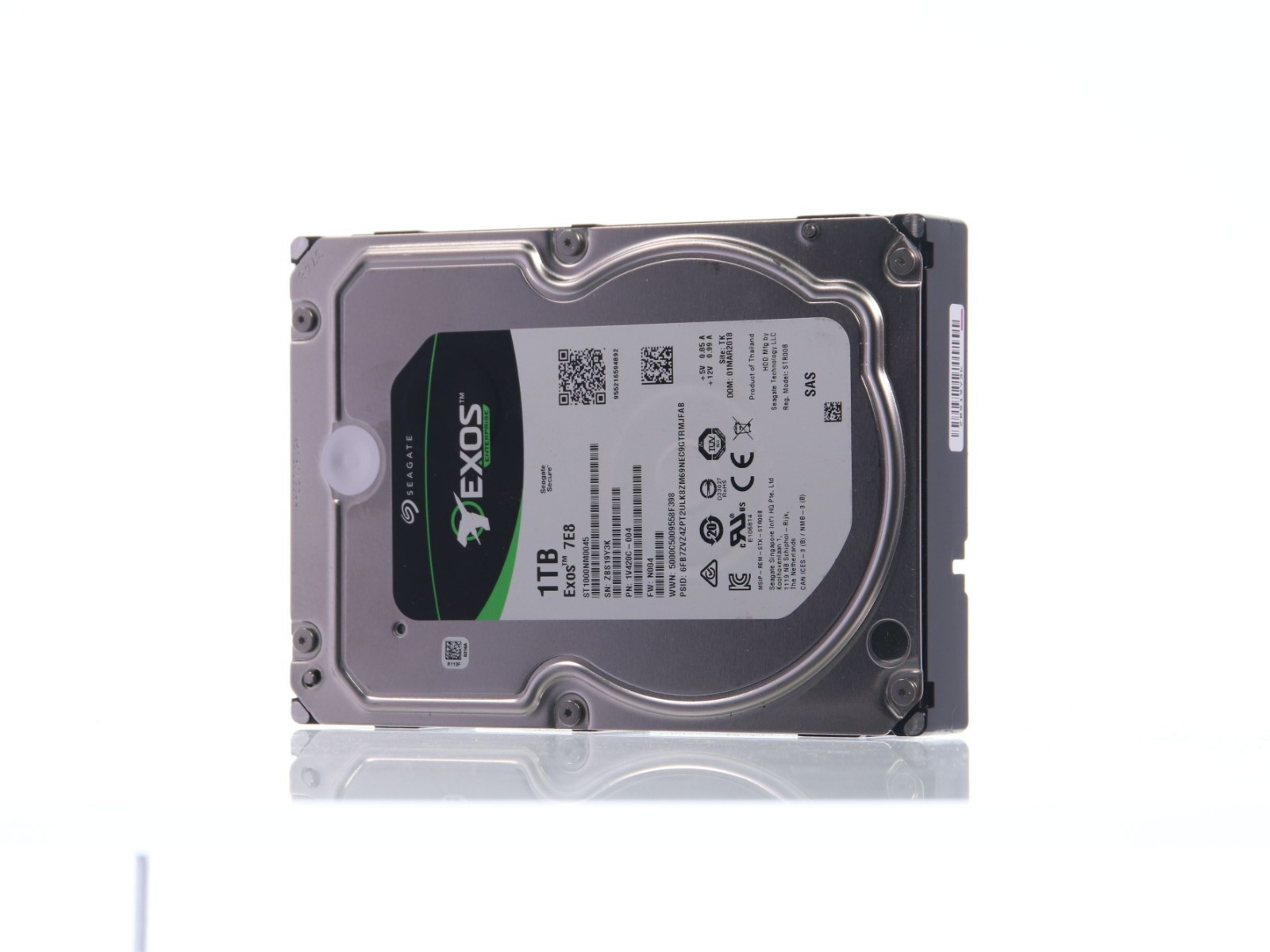 SEAGATE Exos ST1000NM0045 1TB 3.5" 7200RPM SAS HDD Enterprise Hard Drive - Image 2