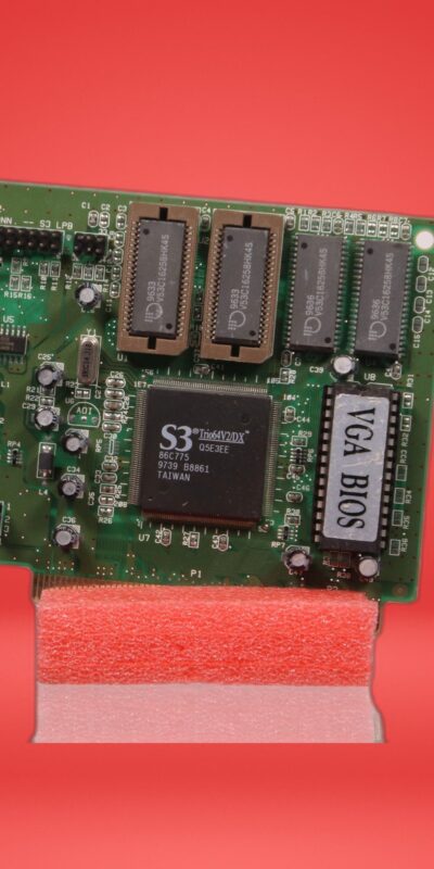 S3 Trio64V2/DX A-VGA64V2-2M-1 1MB 0198613 Q5E3EE PCI VGA Card