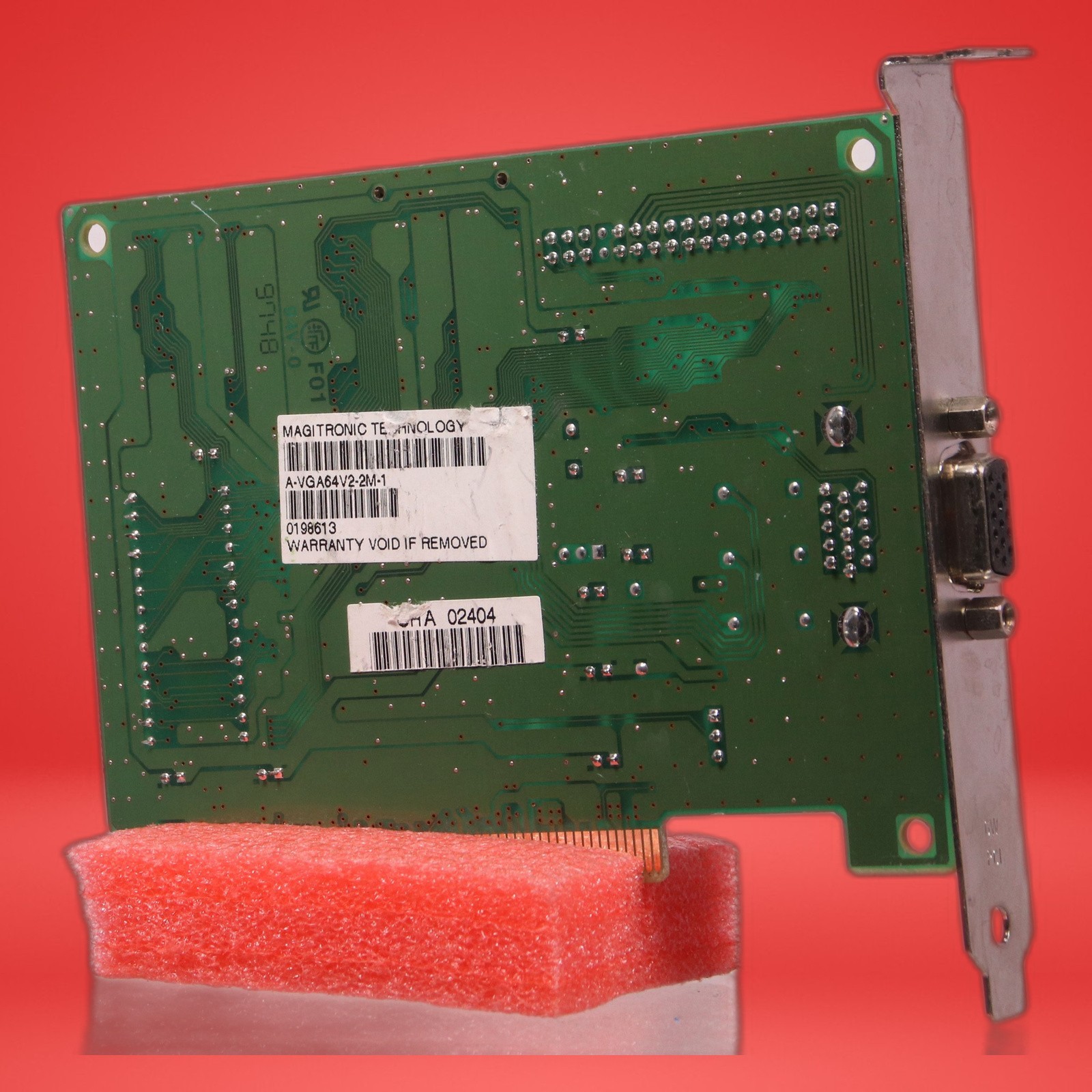 S3 Trio64V2/DX A-VGA64V2-2M-1 1MB 0198613 Q5E3EE PCI VGA Card - Image 8