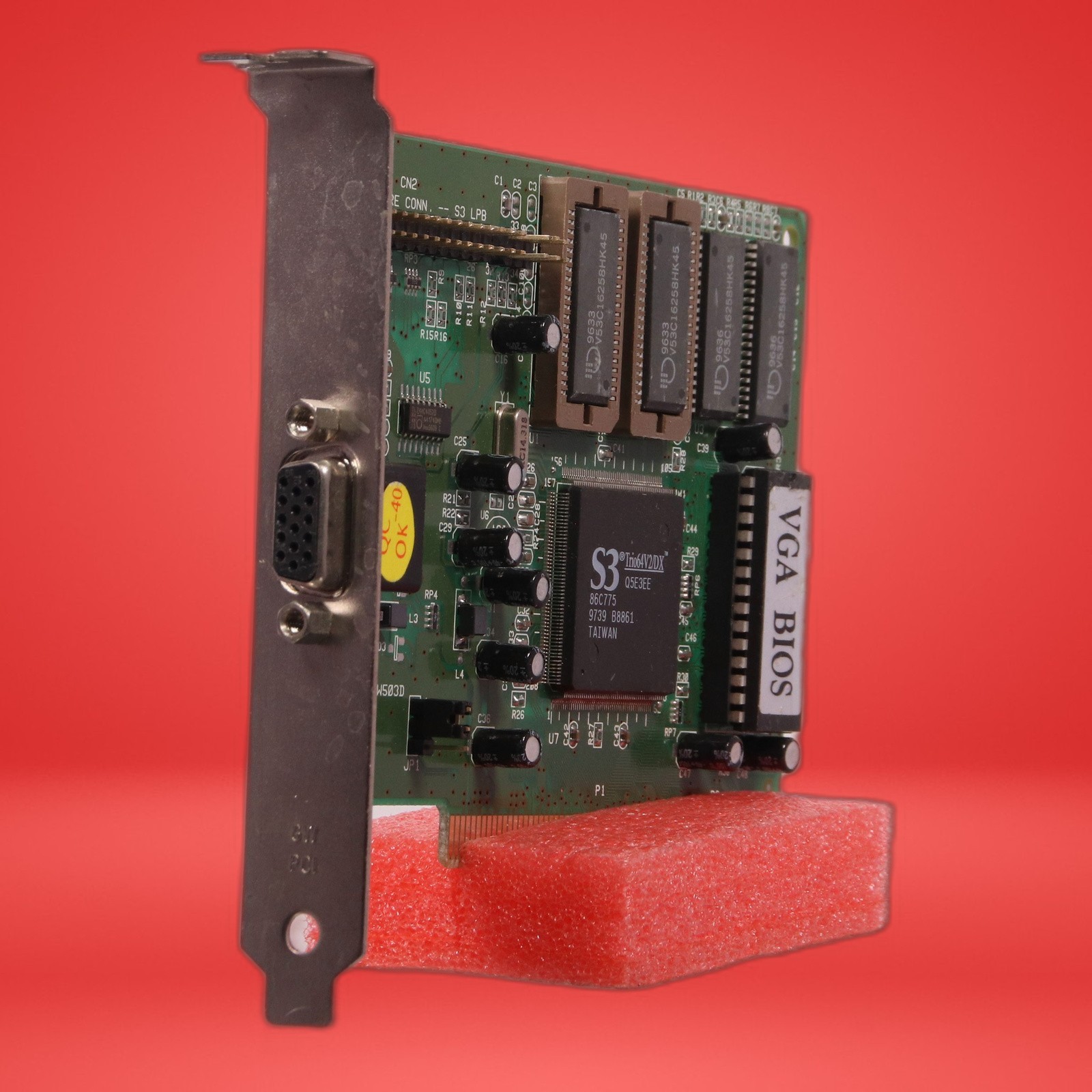 S3 Trio64V2/DX A-VGA64V2-2M-1 1MB 0198613 Q5E3EE PCI VGA Card - Image 11