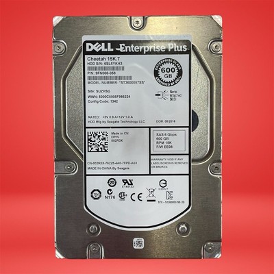 600GB 15K 3.5" SAS 6Gb/s Enterprise Server HDD Ã¢â¬â Tested Fast