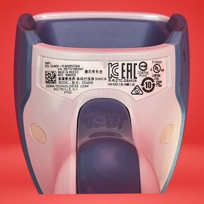 Zebra DS4608-HC Healthcare 2D Barcode Scanner USB SR White Disinfectant Ready - Image 4