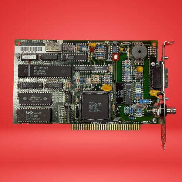 3COM 2227-03 REV F ETHERLINK II ISA CARD PRINTED CIRCUIT BOARD