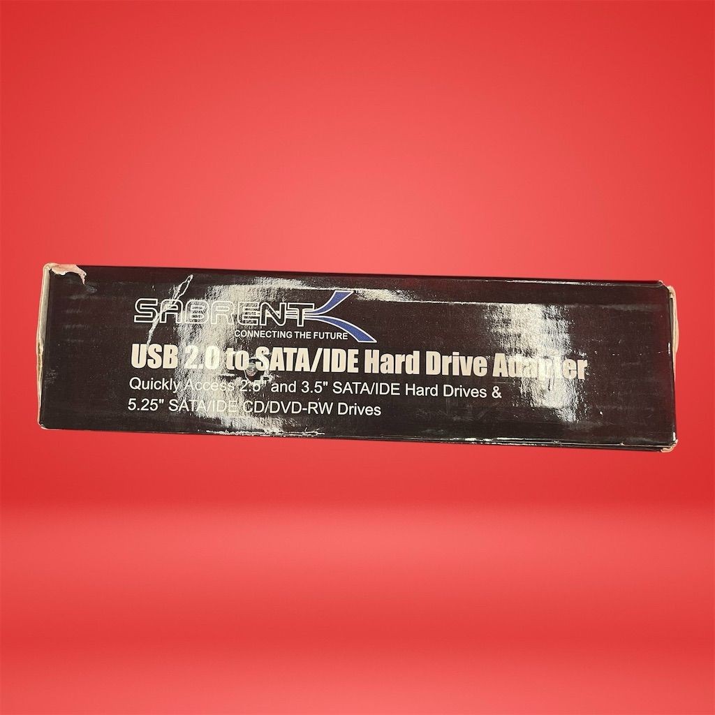 Sabrent USB-DSC5 USB 2.0 to IDE/SATA Hard Drive Cable Adapter with Box & Manual - Image 3