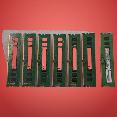 Lot of 7 SK Hynix 8GB 2Rx8 PC4-2133P DDR4 Desktop UDIMM RAM HMA41GU6AFR8N