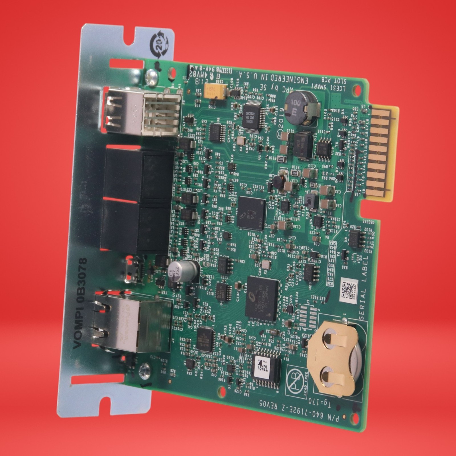 APC Schneider AP9641 Electric UPS Network Management Card 3 640-7192E-Z 0M-85991 - Image 2