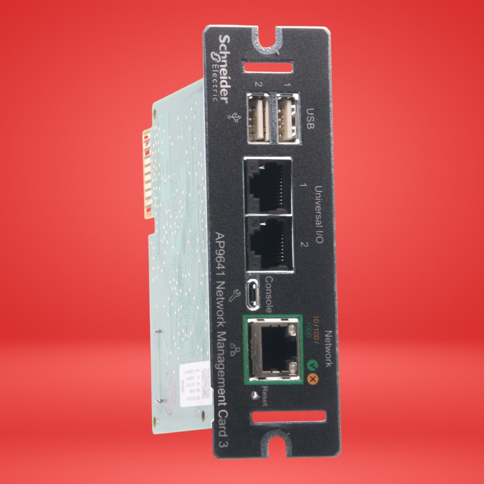 APC Schneider AP9641 Electric UPS Network Management Card 3 640-7192E-Z 0M-85991 - Image 4