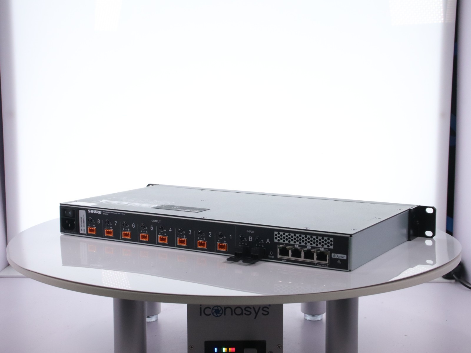 SHURE MXWANI8 MICROFLEX WIRELESS 8-CHANNEL AUDIO NETWORK INTERFACE - Image 3