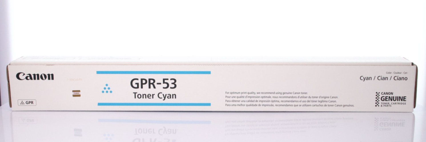 Genuine Canon GPR-53 Cyan Toner Cartridge