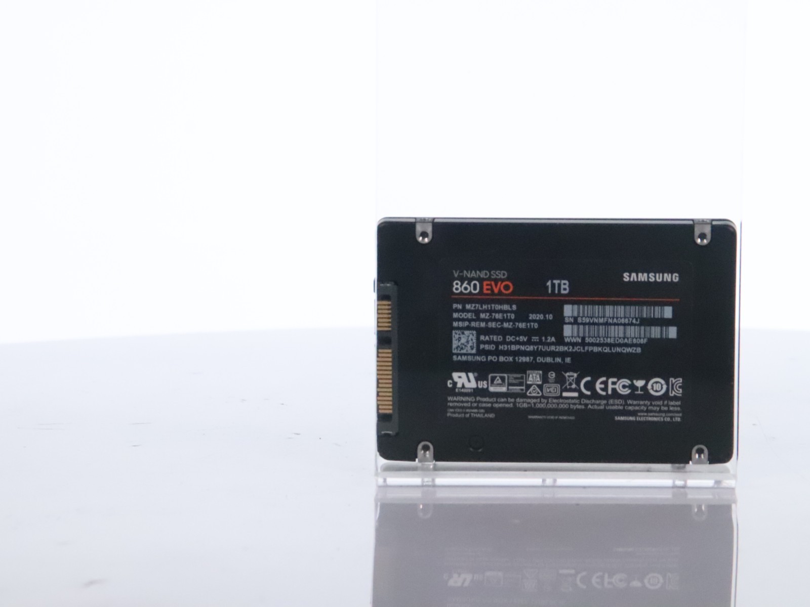 Samsung 860 EVO 1TB 2.5" Sata SSD Solid State Drive MZ7LH1T0HBLS MZ-76E1T0 - Image 7