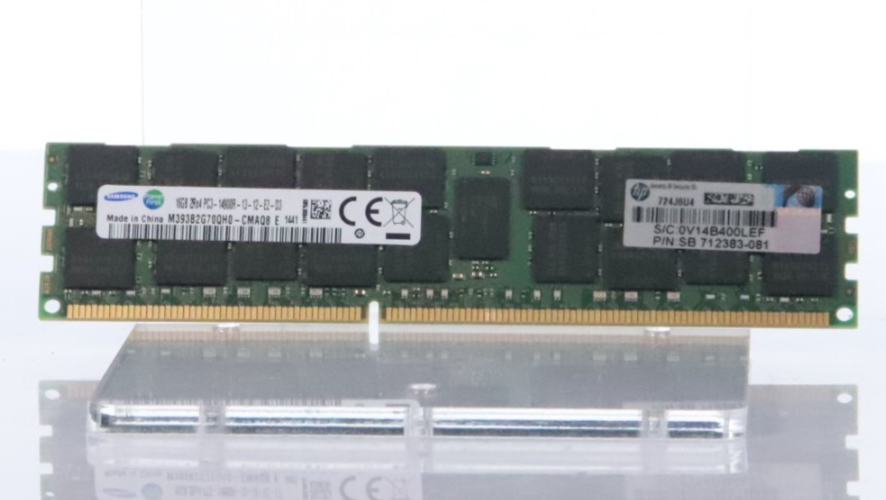 Lot of 6 Samsung 16GB DDR3 ECC REG PC3-14900R 1866MHz RAM M393B2G70QH0-CMAQ8