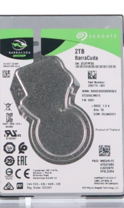 Seagate ST2000LM015 Barracuda Compute 2TB 2.5" SATA III (6.0Gb/s) Laptop