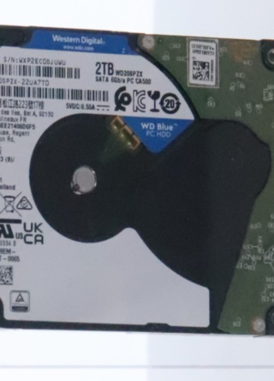 Western Digital WD Blue PC HDD 2TB 5400RPM SATA 2.5" Hard Drive WD20SPZX