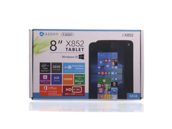 Azpen Tablet X852 8" Intel Atom Z3735F 2GB Ram 32GB Storage