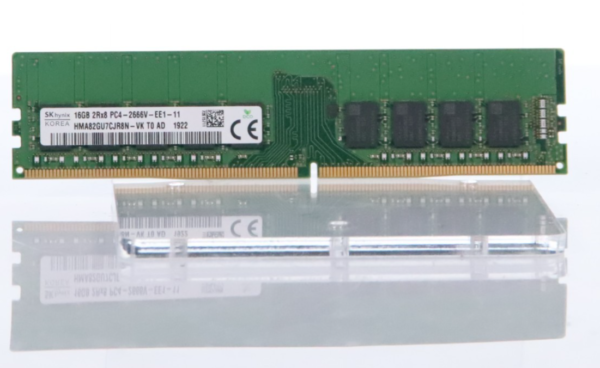 SK Hynix 16GB RAM DDR4 2666MHz 2Rx8 PC4-2666V-EE1-11 HMA82GU7CJR8N-VK ECC UDIMM