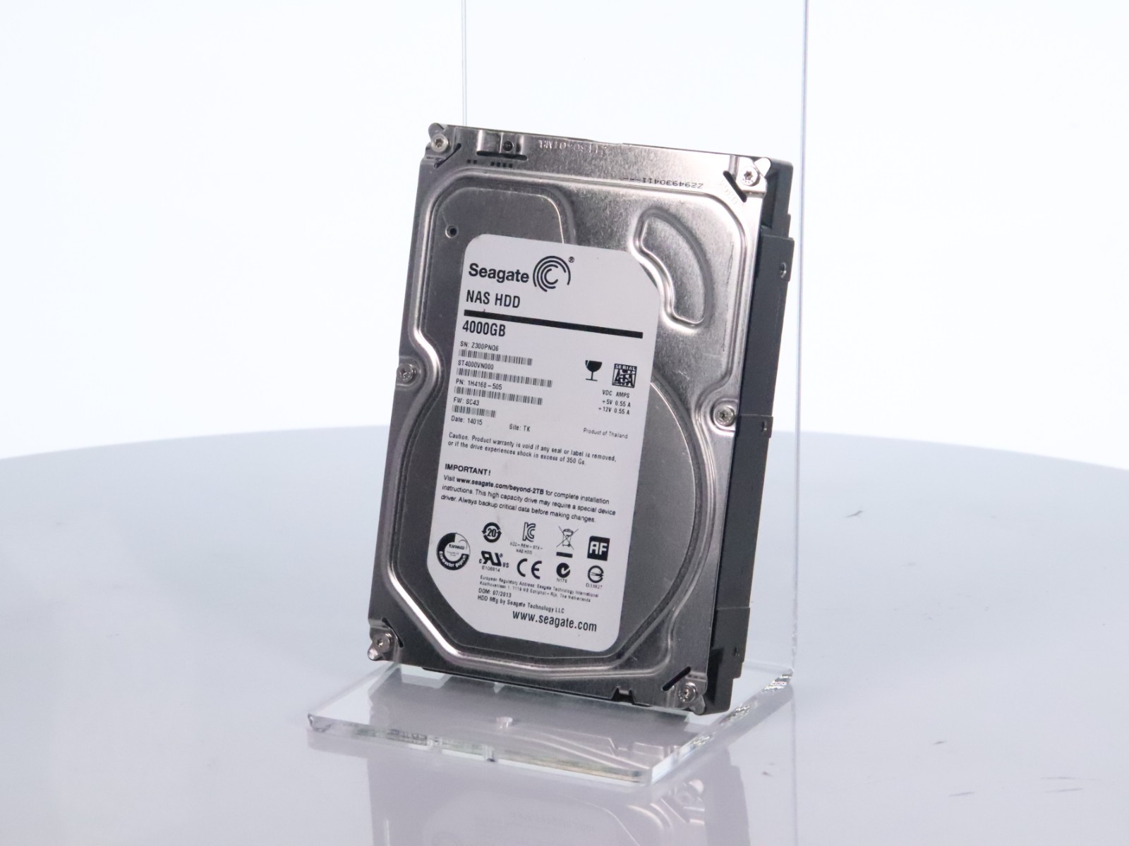 Seagate 4TB ST4000VN000 NAS 3.5" SATA Hard Disk Drive HDD 5900 RPM 1H4168-505 - Image 2