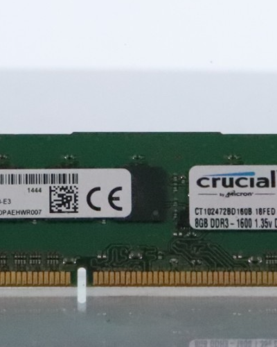 Lot of 11 MICRON 8GB MT18KSF1G72AZ-1G6E1ZG 2RX8 PC3L-12800E SERVER MEMORY