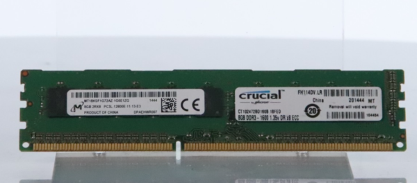 Lot of 11 MICRON 8GB MT18KSF1G72AZ-1G6E1ZG 2RX8 PC3L-12800E SERVER MEMORY