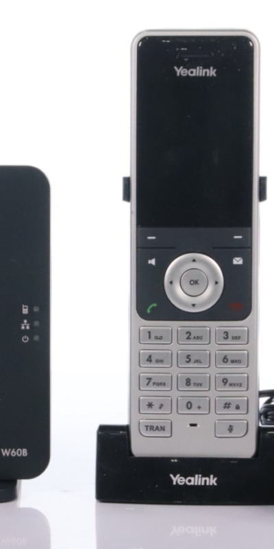 Yealink W60B DECT IP Base Station + W56H Handset + AC Adapter - Open Box