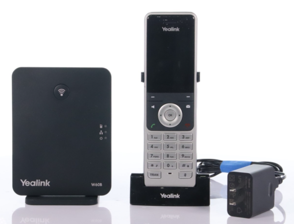 Yealink W60B DECT IP Base Station + W56H Handset + AC Adapter - Open Box