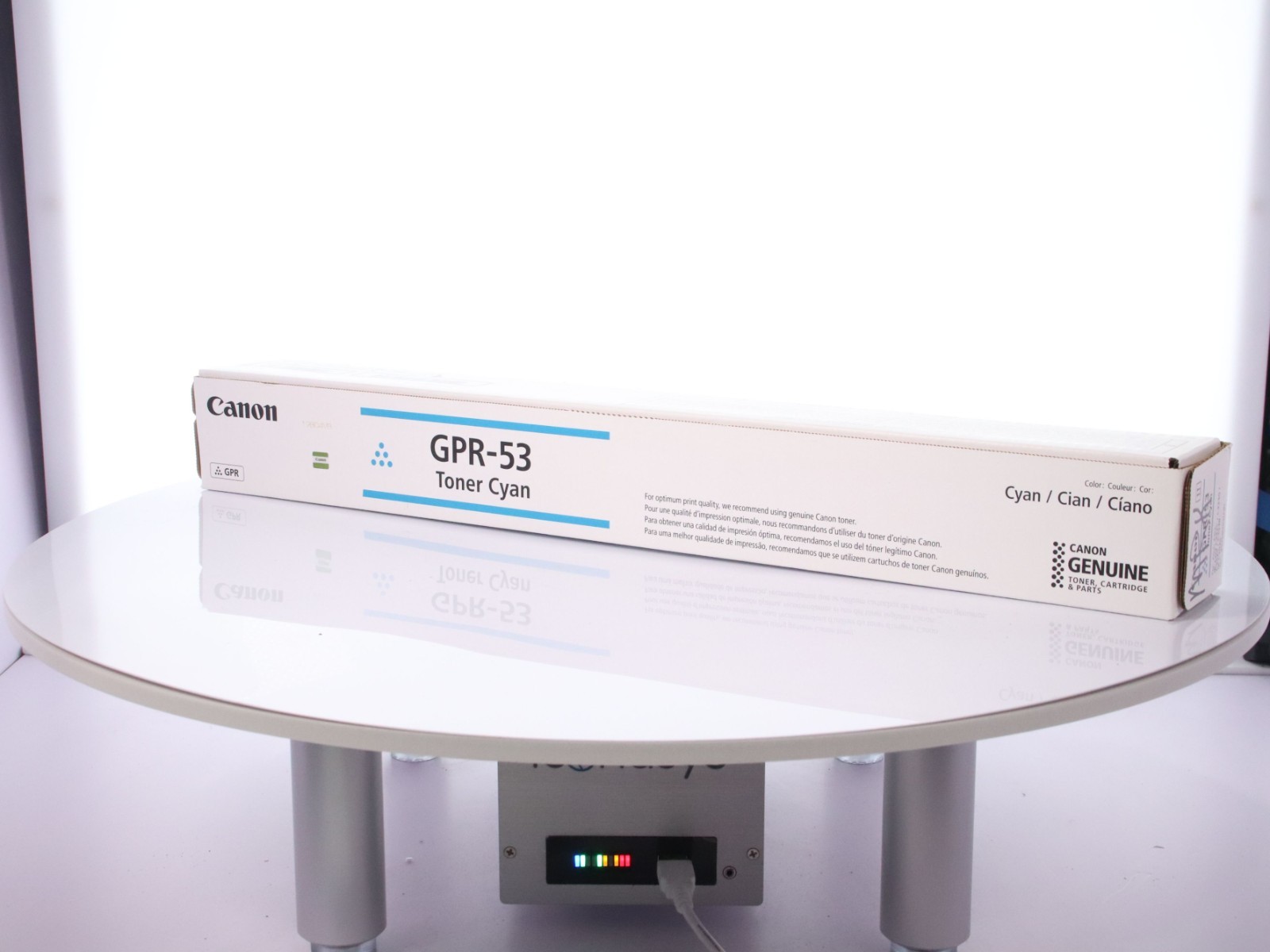 Genuine Canon GPR-53 Cyan Toner Cartridge - Image 2