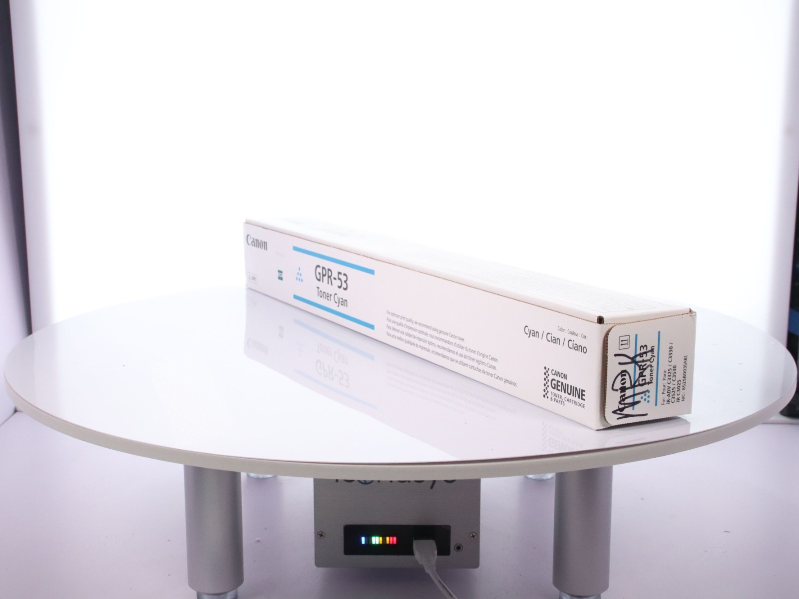 Genuine Canon GPR-53 Cyan Toner Cartridge - Image 3