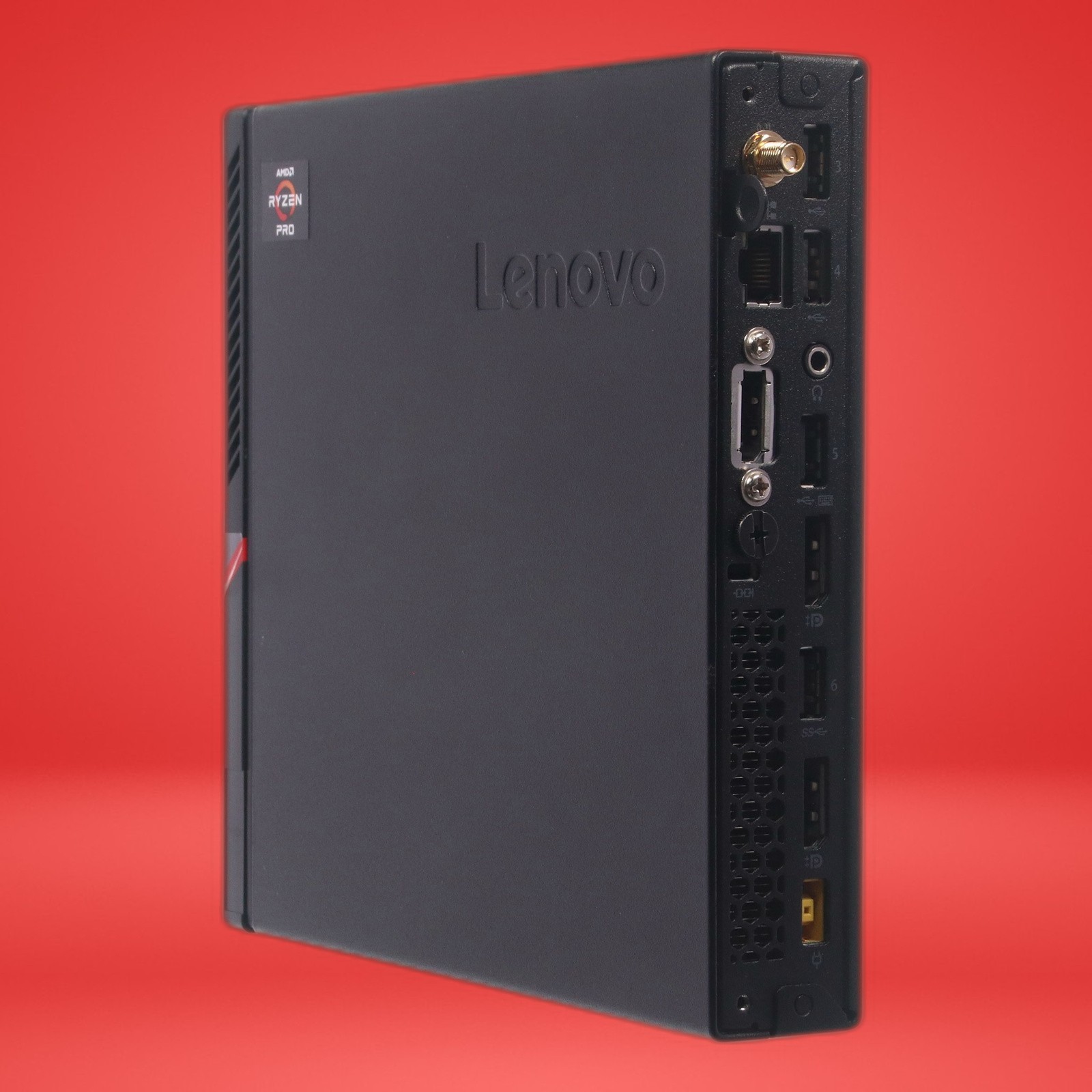 LENOVO ThinkCentre M715q Ryzen 5 PRO 2400GE 16GB RAM 256NVME W/AC Adapter - Image 4