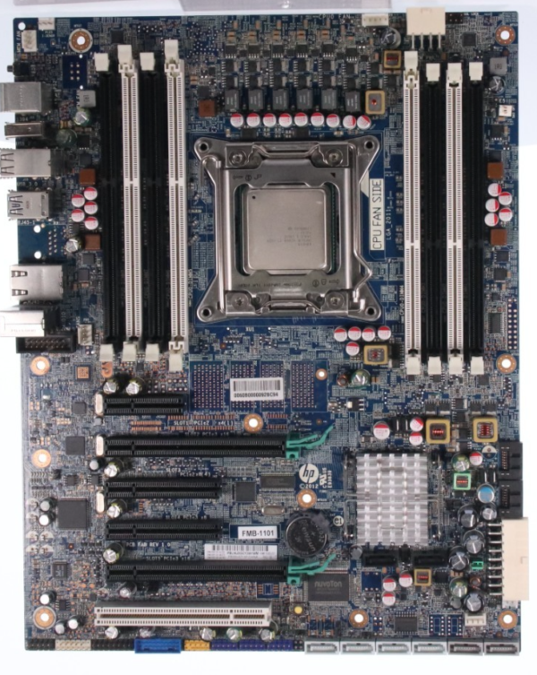 HP Z420 Workstation Motherboard with Xeon E5-1620, LGA2011 619557-001 FMB-1101