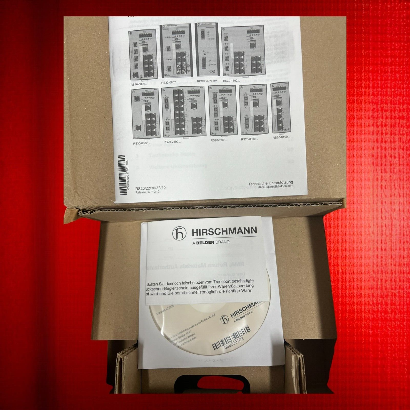 Hirschmann RS20 8-Port Managed DIN Rail Ethernet Switch 336A4940JDP8 NIB - Image 4