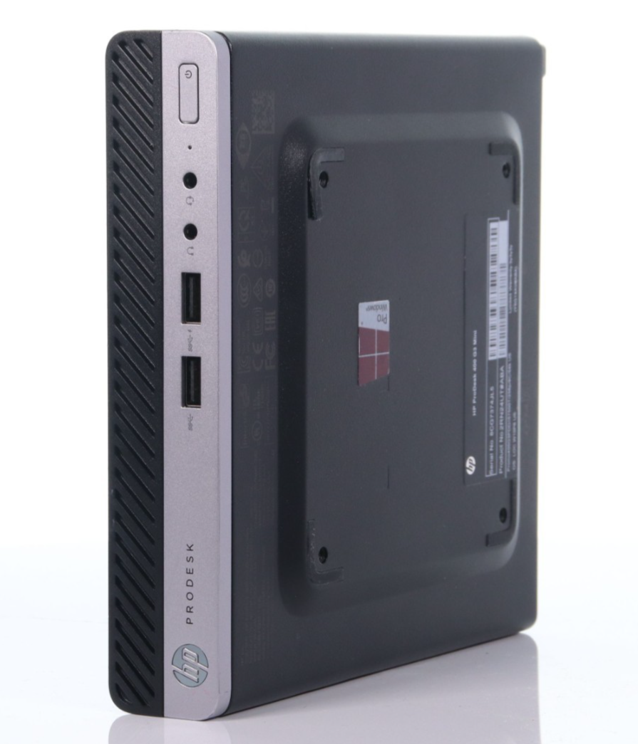 HP ProDesk 400 G3 Mini PC Core i5-7500T 16GB RAM 256GB SSD Win11P W/ AC Adapter - Image 2