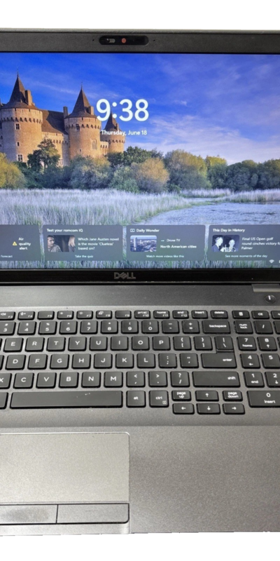DELL Latitude 5500 15.6" Intel Core i7-8665U 16GB RAM 256GB SSD Win 11 Pro No AC