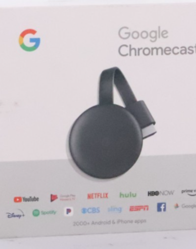 Google Chromecast 3rd Gen HDMI Streaming Media Player 1080p Black NC2-6A5