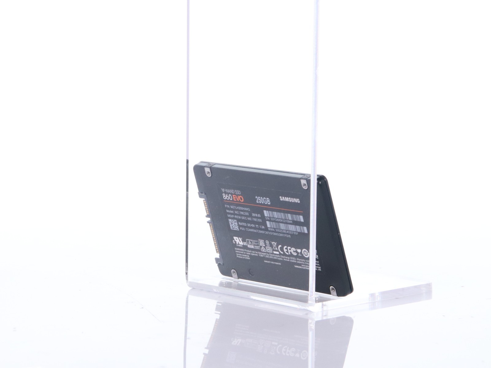 Lot of 2 SAMSUNG 860 EVO 250GB 2.5" SATA SOLID STATE DRIVE SSD MZ-76E250 - Image 9