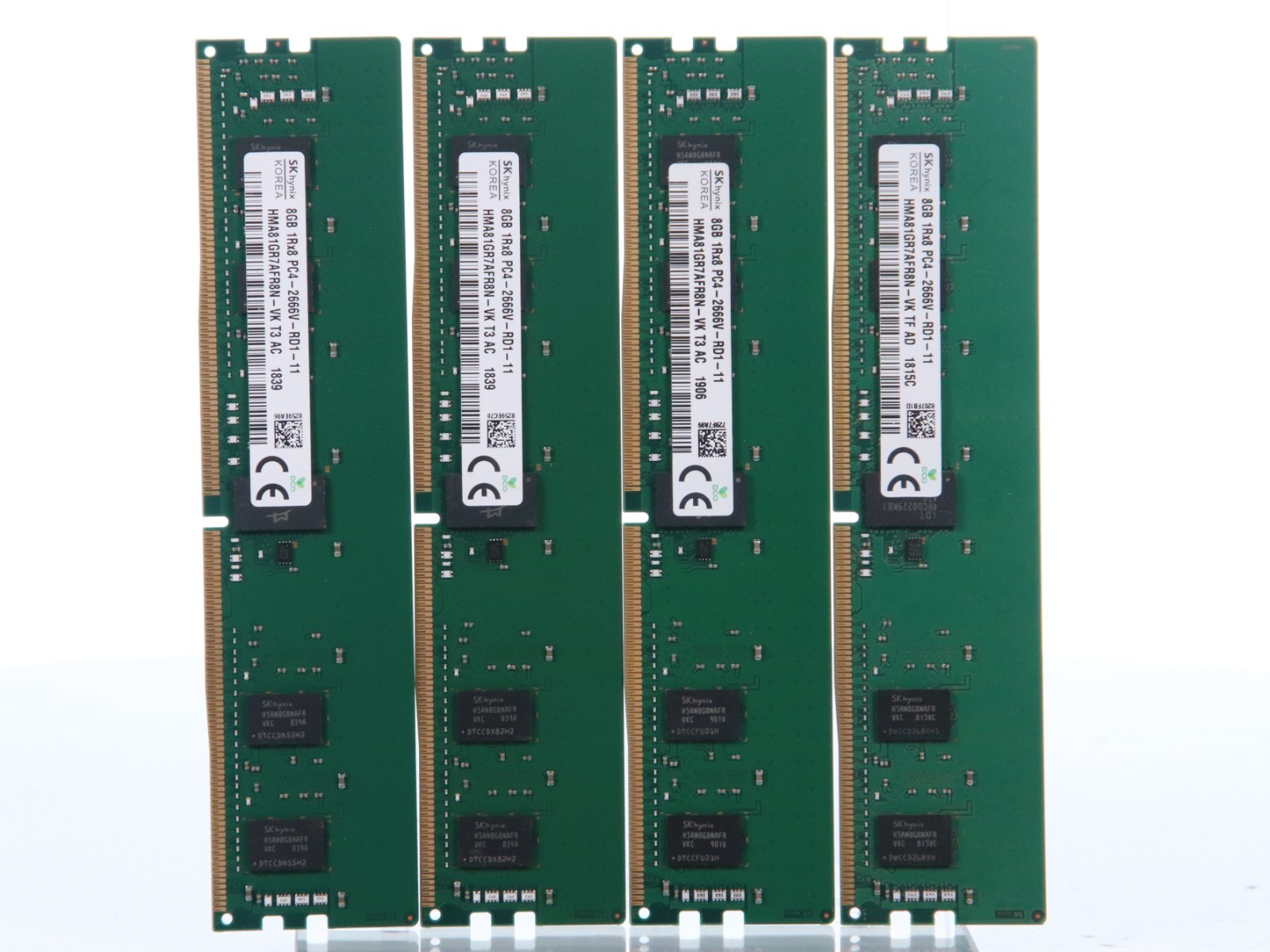Lot of 4Hynix 8GB DDR4-2666 PC4-21300 1Rx8 ECC RDIMM Server RAM HMA81GR7AFR8N-VK - Image 13