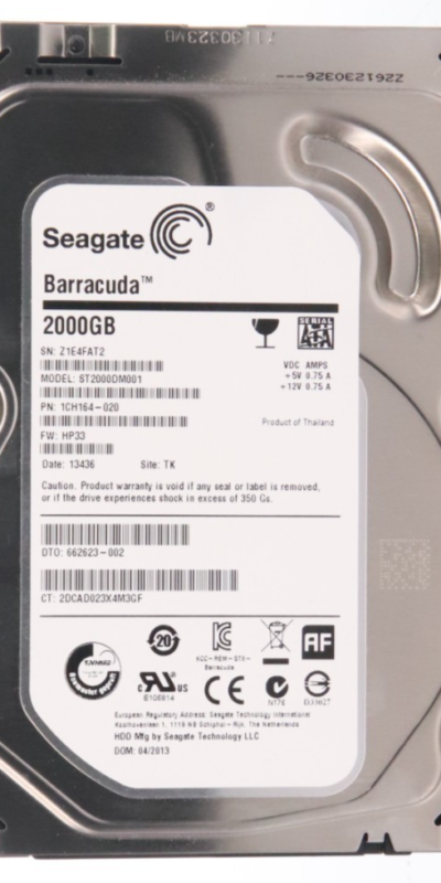 2TB Seagate Desktop HDD ST2000DM001 64Mb Cache 7200RPM SATA III 3.5" Hard Drive