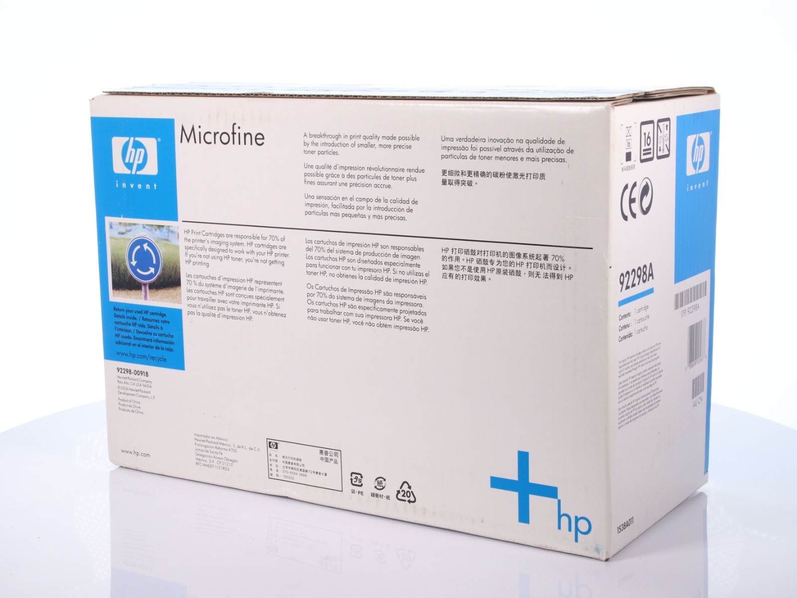 GENUINE HP 98A (92298A) LaserJet Black Print Cartridge New Sealed - Image 8