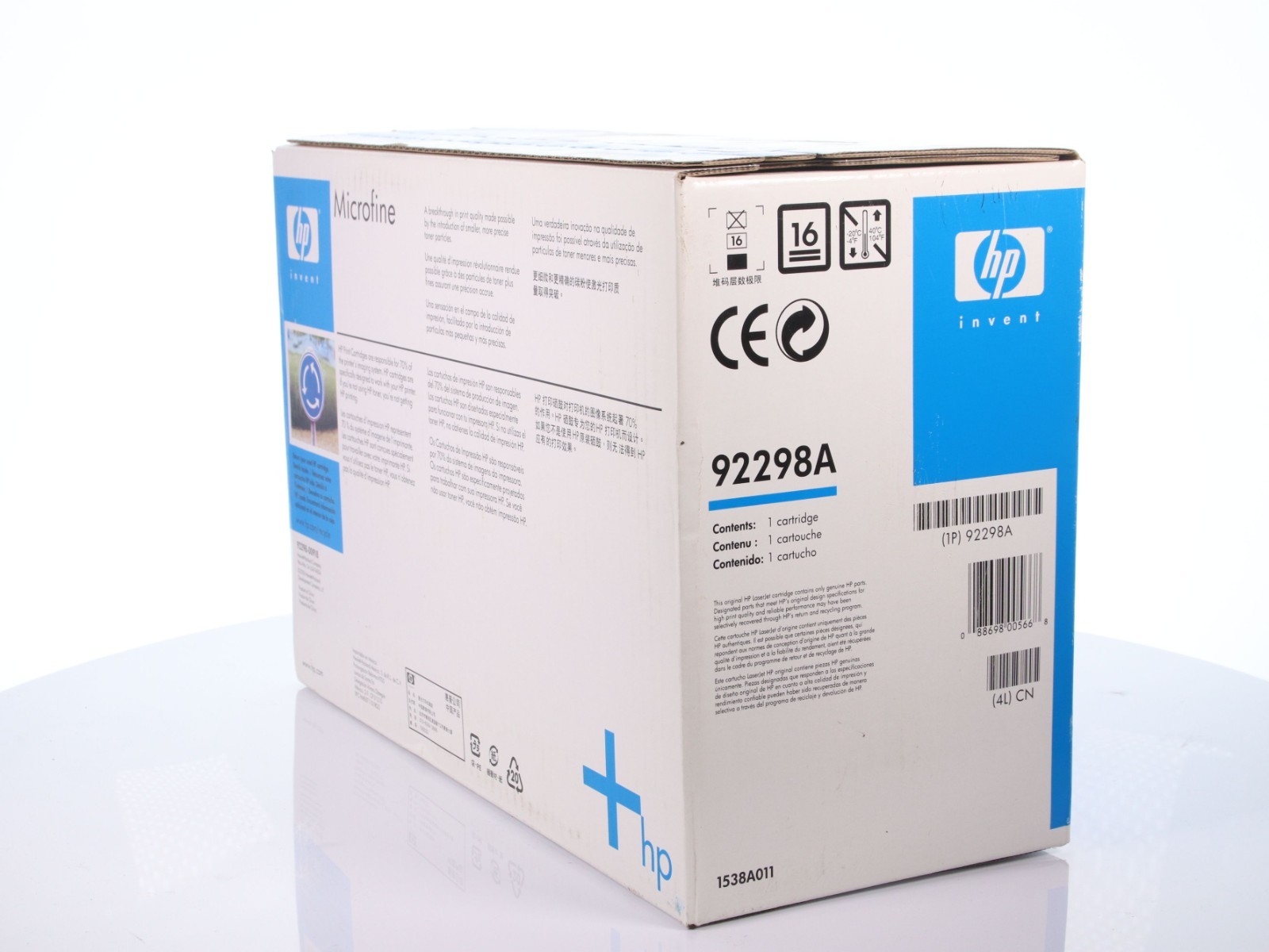 GENUINE HP 98A (92298A) LaserJet Black Print Cartridge New Sealed - Image 9