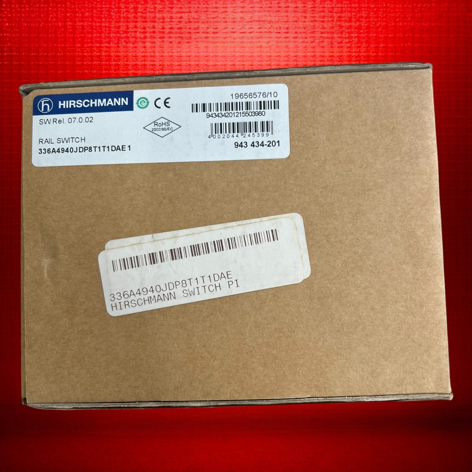 Hirschmann RS20 8-Port Managed DIN Rail Ethernet Switch 336A4940JDP8 NIB - Image 2