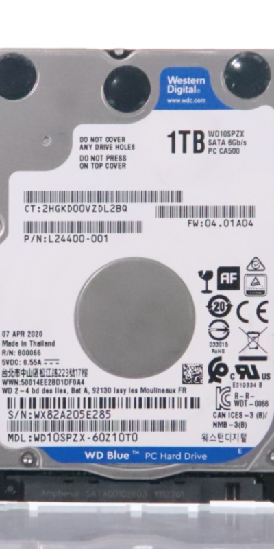 Western Digital 1TB WD Blue 2.5" SATA Laptop Hard Drive WD10SPZX-60Z10T0 HDD